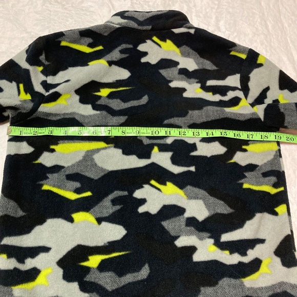 Kids Eddie Bauer Camouflage Fleece Zip Up Jacket Size Large (14) - Picture 11 of 12